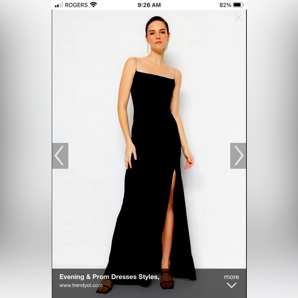 Black prom dress